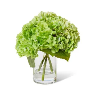 Hydrangea Mix Green - 18 x 18 x 30cm by Elme Living, a Plants for sale on Style Sourcebook