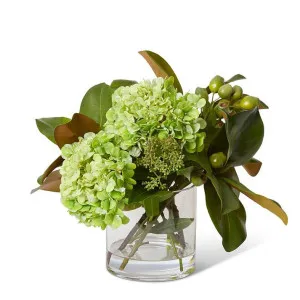 Hydrangea Mix Green  - 36 x 36 x 39cm by Elme Living, a Plants for sale on Style Sourcebook