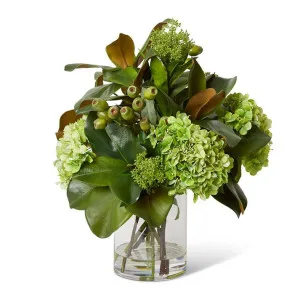 Hydrangea Mix Green  - 46 x 46 x 56cm by Elme Living, a Plants for sale on Style Sourcebook