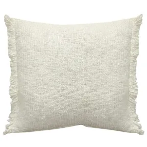 Mori Cushion White 50cm x 50cm by James Lane, a Cushions, Decorative Pillows for sale on Style Sourcebook