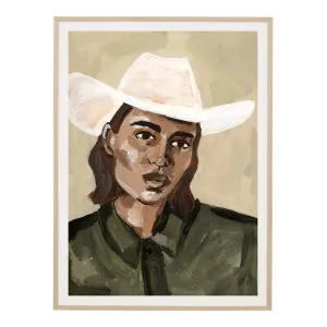 Rodeo Portrait Natural Veneer Framed Print - 85cm x 114cm by James Lane, a Prints for sale on Style Sourcebook