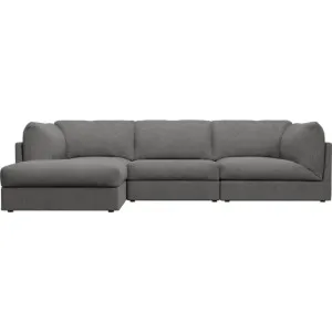 Finley California Slate Modular Sofa with Ottoman - 3 Seater by James Lane, a Sofas for sale on Style Sourcebook