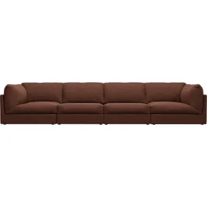 Finley Muse Rust Modular Sofa - 4 Seater by James Lane, a Sofas for sale on Style Sourcebook