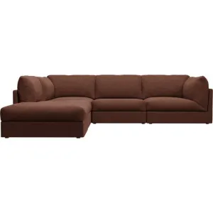 Finley Muse Rust Modular Sofa LAF Terminal - 5 Seater by James Lane, a Sofas for sale on Style Sourcebook