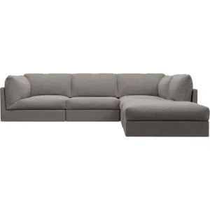 Finley Boucle Pumice Modular Sofa RAF Terminal - 5 Seater by James Lane, a Sofas for sale on Style Sourcebook