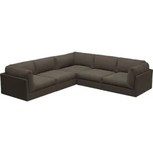 Finley Muse Mink Corner Sofa - 5 Seater by James Lane, a Sofas for sale on Style Sourcebook