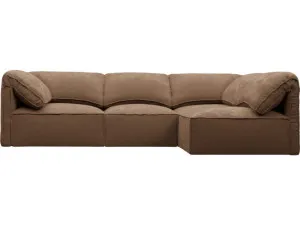 Kai Tribute Chestnut Modular Sofa - 4 Seater by James Lane, a Sofas for sale on Style Sourcebook