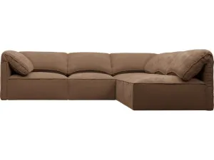 Kai Tribute Chestnut Modular Sofa - 5 Seater by James Lane, a Sofas for sale on Style Sourcebook