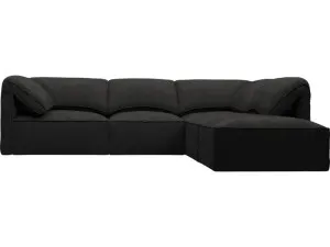 Kai California Charcoal Modular Sofa with Ottoman - 4 Seater by James Lane, a Sofas for sale on Style Sourcebook