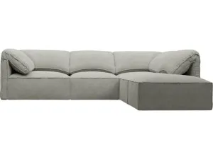 Kai Toorak Pebble Modular Sofa with Ottoman - 4 Seater by James Lane, a Sofas for sale on Style Sourcebook