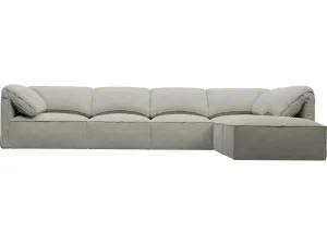 Kai Toorak Pebble Modular Sofa with Ottoman - 5 Seater by James Lane, a Sofas for sale on Style Sourcebook