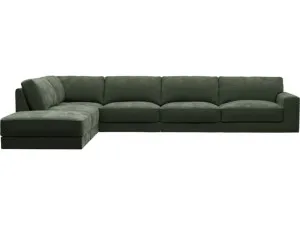 Monica Muse Forest Sofa - 6 Seater LAF Terminal by James Lane, a Sofas for sale on Style Sourcebook