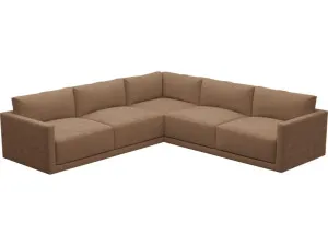 Haven Tribute Chestnut Corner Sofa - 7 Seater by James Lane, a Sofas for sale on Style Sourcebook