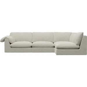 Ludlow Boucle Ivory Sofa - 4 Seater RAF Terminal by James Lane, a Sofas for sale on Style Sourcebook