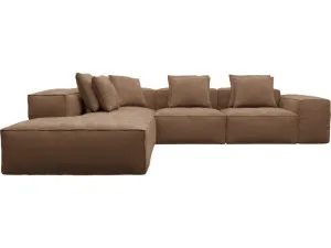 Riley Tribute Chestnut Modular Sofa - Arm, 2x Armless, Corner, Left Terminal by James Lane, a Sofas for sale on Style Sourcebook