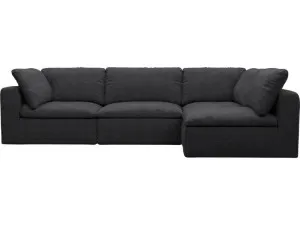 Cloud Deep Plaza Flint Grey Modular Sofa - 4 Piece by James Lane, a Sofas for sale on Style Sourcebook