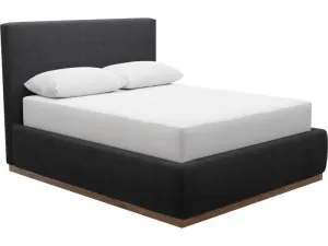 Haven Gas Lift Bed Plaza Flint Grey by James Lane, a Beds & Bed Frames for sale on Style Sourcebook