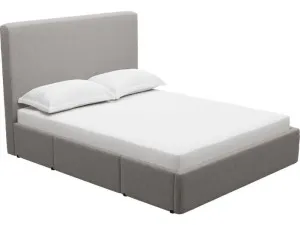 Aria Drawer Bed Boucle Pumice by James Lane, a Beds & Bed Frames for sale on Style Sourcebook