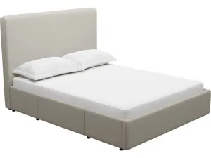 Aria Drawer Bed View Cream by James Lane, a Beds & Bed Frames for sale on Style Sourcebook