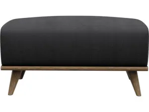 Dane Plaza Flint Grey Ottoman by James Lane, a Ottomans for sale on Style Sourcebook