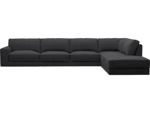 Monica Plaza Flint Grey Sofa - 6 Seater RAF Terminal by James Lane, a Sofas for sale on Style Sourcebook