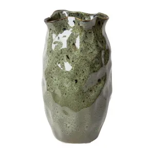  Julia Ceramic Vase Green 25 x 25 x45 cm by James Lane, a Vases & Jars for sale on Style Sourcebook