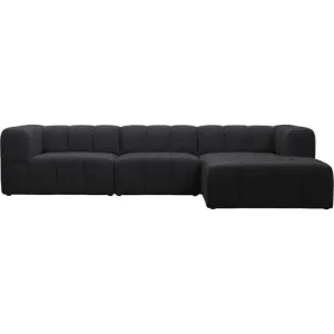Lucello Plaza Flint Grey Modular Sofa with Ottoman - 4 Piece by James Lane, a Sofas for sale on Style Sourcebook