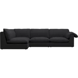 Ludlow Plaza Flint Grey Sofa - 4 Seater LAF Terminal by James Lane, a Sofas for sale on Style Sourcebook