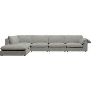Ludlow Toorak Pebble Sofa - 6 Seater LAF Terminal by James Lane, a Sofas for sale on Style Sourcebook