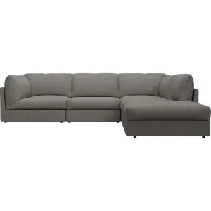 Finley Isla Soft Grey Modular Sofa - 5 Seater RAF Terminal by James Lane, a Sofas for sale on Style Sourcebook