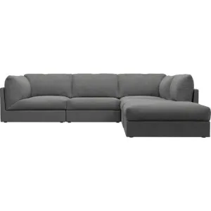 Finley Maya Flint Modular Sofa - 5 Seater RAF Terminal by James Lane, a Sofas for sale on Style Sourcebook
