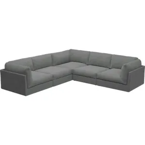 Finley Maya Flint Corner Sofa - 5 Seater by James Lane, a Sofas for sale on Style Sourcebook