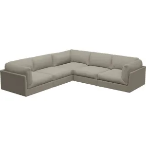 Finley Plaza Natural Corner Sofa - 5 Seater by James Lane, a Sofas for sale on Style Sourcebook