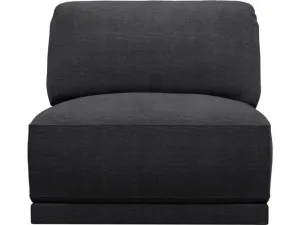 Emily Armless Chair Module Plaza Flint Grey by James Lane, a Sofas for sale on Style Sourcebook