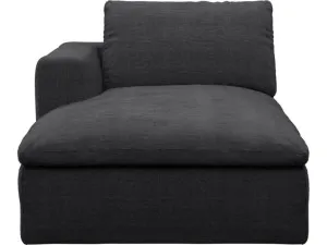 Cloud Deep Chaise Left Module Plaza Flint Grey by James Lane, a Sofas for sale on Style Sourcebook