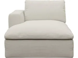 Cloud Deep Chaise Left Module Toorak Pearl by James Lane, a Sofas for sale on Style Sourcebook