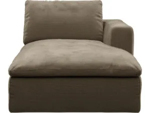 Cloud Deep Chaise Right Module Tribute Walnut by James Lane, a Sofas for sale on Style Sourcebook