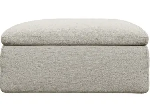 Cloud Deep Ottoman Boucle Ivory by James Lane, a Ottomans for sale on Style Sourcebook