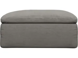 Cloud Deep Ottoman Isla Soft Grey by James Lane, a Ottomans for sale on Style Sourcebook