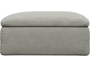 Cloud Deep Ottoman Toorak Pebble by James Lane, a Ottomans for sale on Style Sourcebook