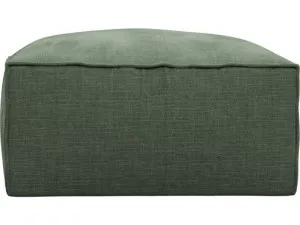 Kai Tribute Dark Jade Ottoman by James Lane, a Sofas for sale on Style Sourcebook