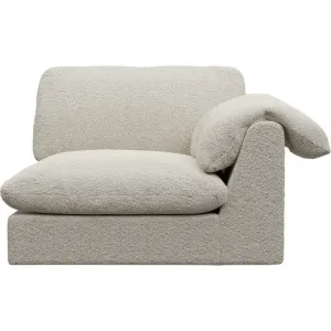 Ludlow Boucle Ivory Right Arm Facing Chair Module by James Lane, a Sofas for sale on Style Sourcebook
