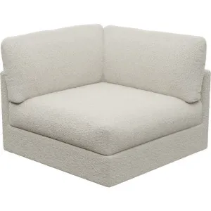 Finley Boucle Ivory Corner Sofa Chair Module by James Lane, a Sofas for sale on Style Sourcebook