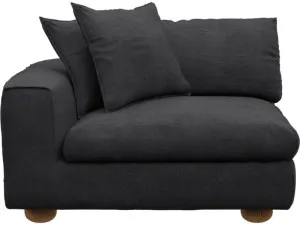 Tully Plaza Flint Grey Left Arm Facing Chair Module by James Lane, a Sofas for sale on Style Sourcebook