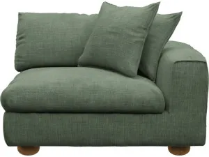 Tully Tribute Dark Jade Right Arm Facing Chair Module by James Lane, a Sofas for sale on Style Sourcebook