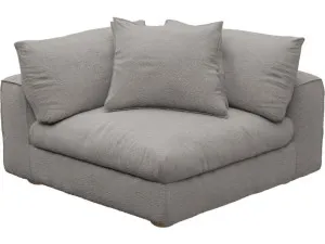 Tully Boucle Pumice Corner Sofa Chair Module by James Lane, a Sofas for sale on Style Sourcebook
