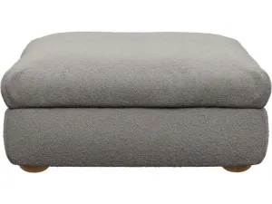 Tully Boucle Pumice Ottoman by James Lane, a Ottomans for sale on Style Sourcebook