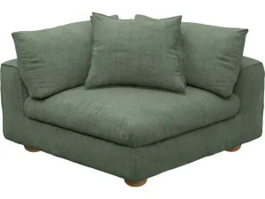 Tully Tribute Dark Jade Corner Sofa Chair Module by James Lane, a Sofas for sale on Style Sourcebook