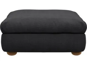 Tully Plaza Flint Grey Ottoman by James Lane, a Ottomans for sale on Style Sourcebook