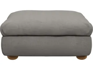 Tully Isla Soft Grey Ottoman by James Lane, a Ottomans for sale on Style Sourcebook